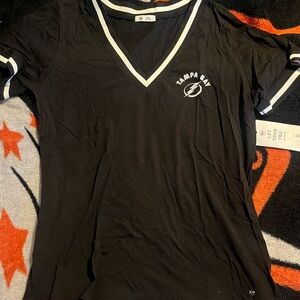 47 Brand Black Tampa Bay Lighting Soccer Style Shirt